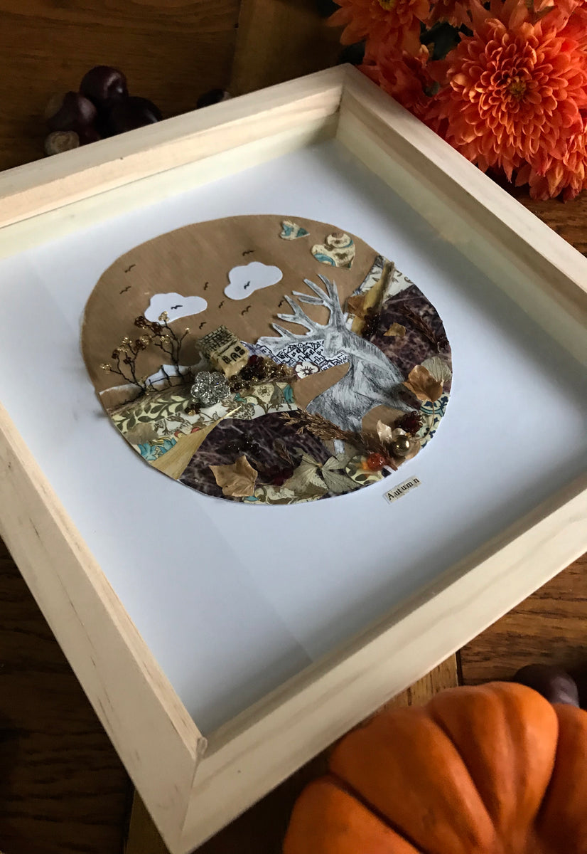‘Autumn themed’ shadow box The Nature Narrator