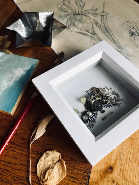 ‘New Home’ shadow box