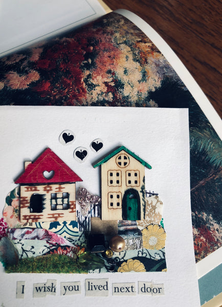 ‘I wish you lived next door shadow’ box art work