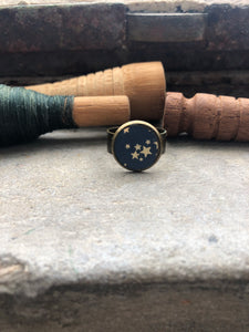 Star design Adjustable ring