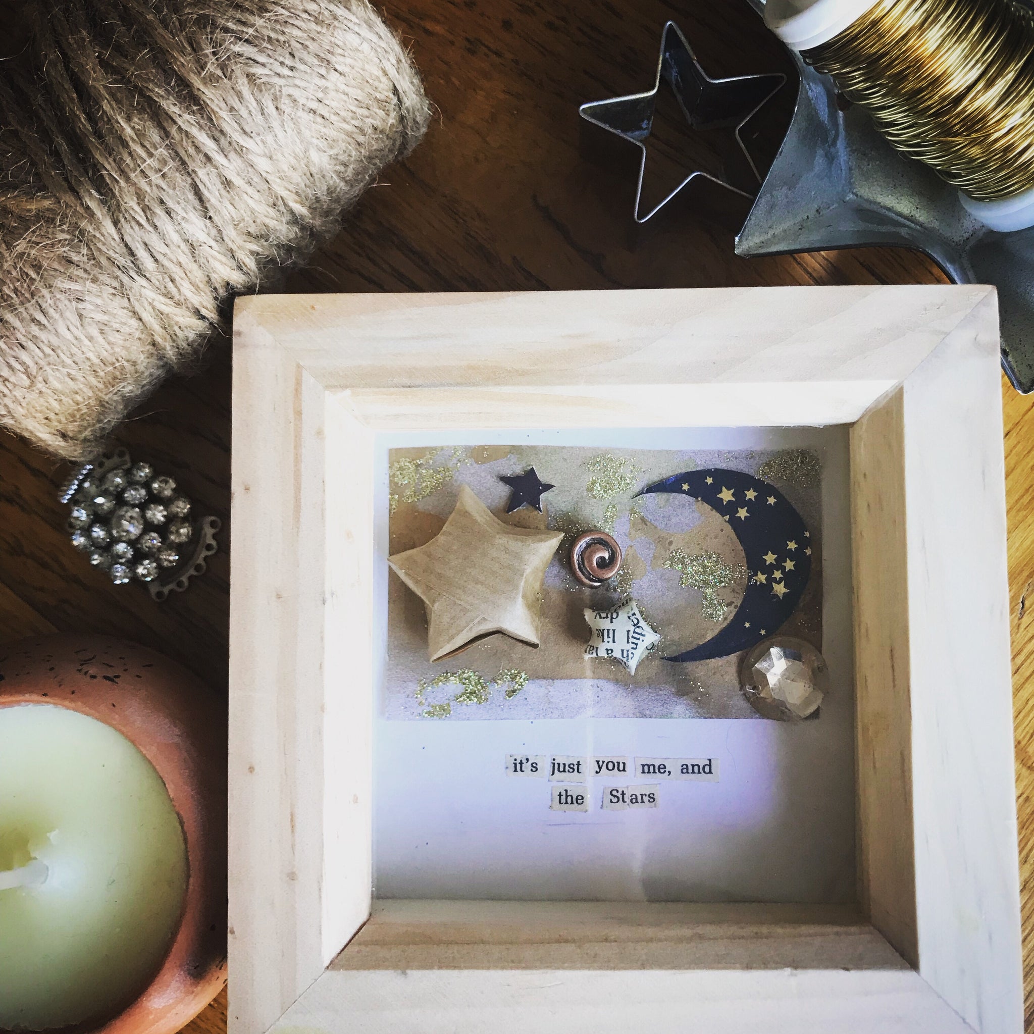It’s just you me and the stars shadow box
